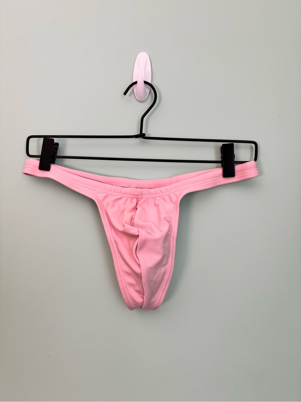 Men's BANG! Miami Swim Thong in Light Pink - Size Medium (31-32)